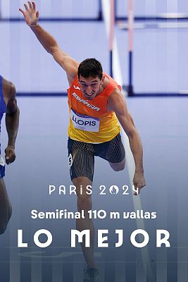 Juegos Olímpicos París 2024 - Quique Llopis se mete en la final de 110m vallas y Asier Martínez se queda fuera