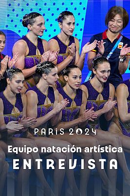 Juegos Olímpicos París 2024 - El equipo de natación artística: "Estamos muy contentas y satisfechas de todo el trabajo que hemos podido demostrar"