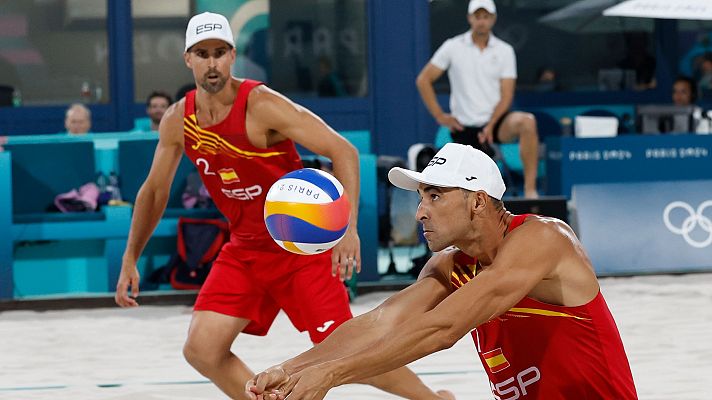 Vóley playa JJOO París 2024 - Vóley playa (M): Herrera y Gavira sucumben al dominio noruego en cuartos y dicen adiós a la medalla