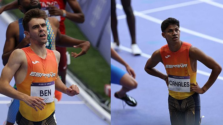 Atletismo JJOO París 2024 - Adrián Ben y Elvin Josué Canales caen en la repesca de 800m