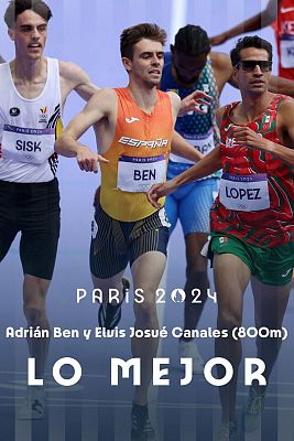 Atletismo JJOO París 2024 - Adrián Ben y Elvin Josué Canales caen en la repesca de 800m
