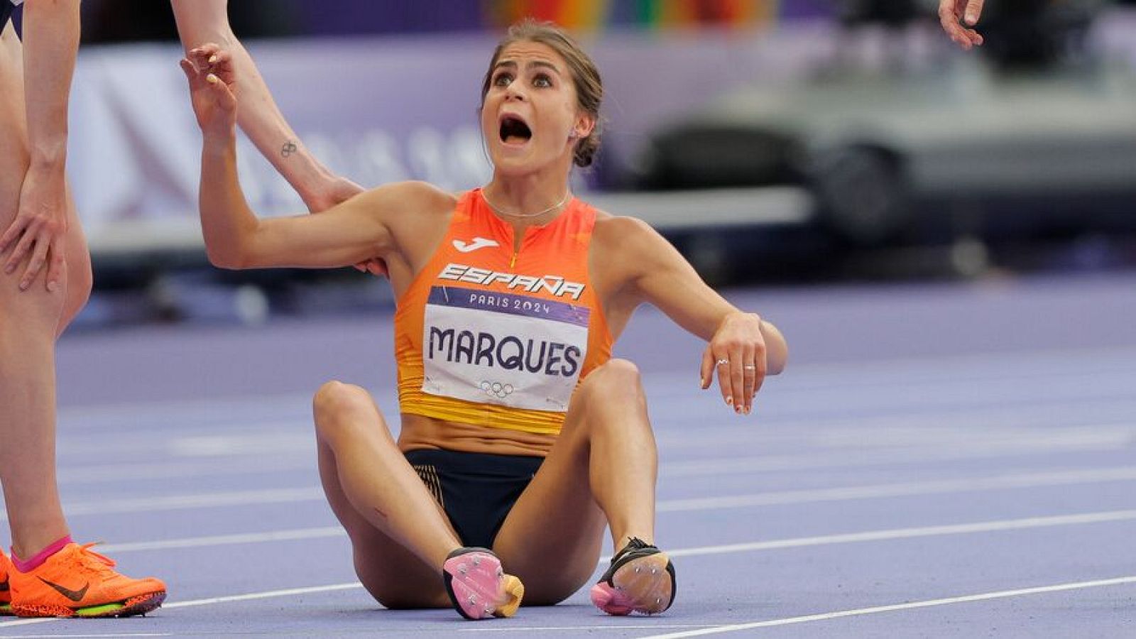 Águeda Marqués, a RTVE: "No sabía ni cómo había llegado" - Atletismo JJOO París 2024 | Ver