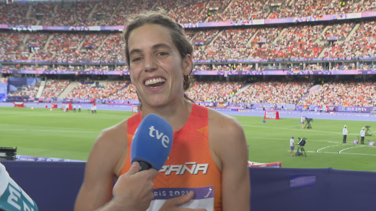 Marta Pérez: "No voy a llorar por haber bajado a 3:57" - Atletismo JJOO París 2024 | Ver