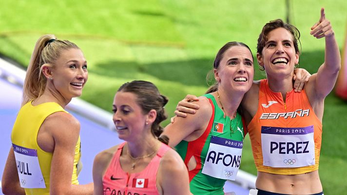Atletismo JJOO París 2024 - Atletismo carrera 1500m (F): récord de España de Marta Pérez y Águeda Marqués, a la final
