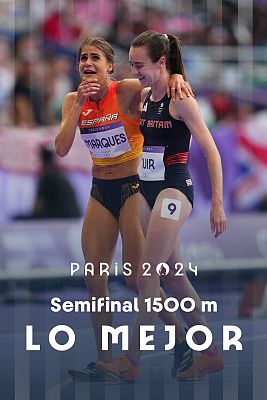 Atletismo JJOO París 2024 - Atletismo carrera 1500m (F): récord de España de Marta Pérez y Águeda Marqués, a la final