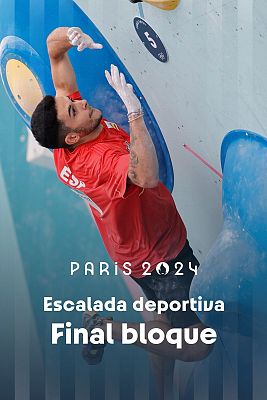 Escalada deportiva JJOO Paris 2024 - Final Bloque (M)