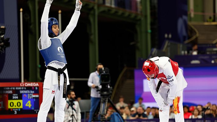 Taekwondo JJOO París 2024 - Cecilia Castro cae ante la egipcia Aya Shehata en octavos de final de taekwondo