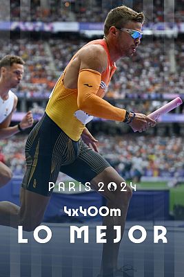 Atletismo JJOO París 2024 - Atletismo + 4x400 (M): el relevo español acaba quinto, fuera de la final