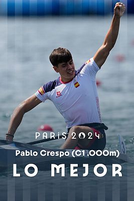Piragüismo JJOO París 2024 - Piragüismo Series C1 1000: Pablo Crespo acaba el último de su serie y no disputará la finalº
