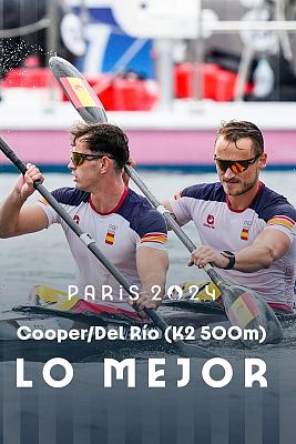Piragüismo JJOO París 2024 - Piragüismo final K2 500 (M): Cooper y Del Río rozan el bronce