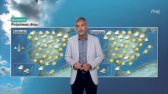 El tiempo - Temperaturas significativamente elevadas en la mayor parte de la Península y en Baleares