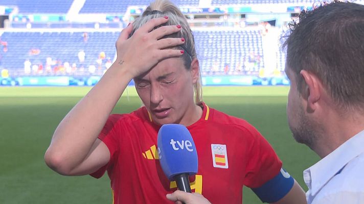 Fútbol JJOO París 2024 - Alexia Putellas explica al borde de las lágrimas por qué tiró ella el penalti
