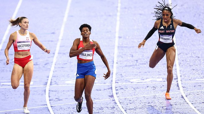 Atletismo JJOO París 2024 - Atletismo carrera 400m (F): Paulino, campeona y con récord olímpico