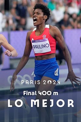 Atletismo JJOO París 2024 - Atletismo carrera 400m (F): Paulino, campeona y con récord olímpico