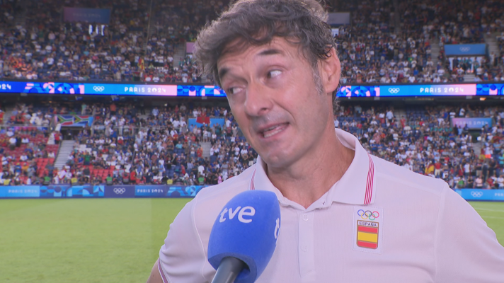 Juegos Olímpicos París 2024 - Santi Denia, a RTVE: "Han puesto mucha mucha alma y creído que se podía ganar ese oro"