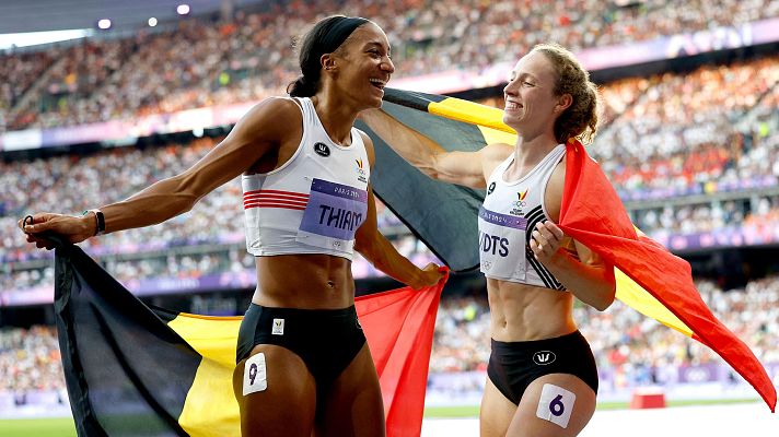 Juegos Olímpicos París 2024 - Atletismo 800m heptatlón (F): Johnson-Thompson se cuela en un podio marcado por las belgas Thiam y Vidts