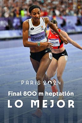 Juegos Olímpicos París 2024 - Atletismo 800m heptatlón (F): Johnson-Thompson se cuela en un podio marcado por las belgas Thiam y Vidts