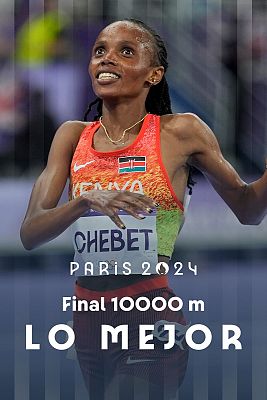 Juegos Olímpicos París 2024 - Atletismo final 10000m (F): Chebet se impone en una apretada final a Battocletti