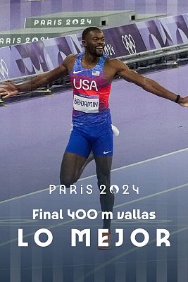 Juegos Olímpicos París 2024 - Atletismo final 400m vallas (M): Rai Benjamin mejora su plata de Tokyo y consigue el oro en París