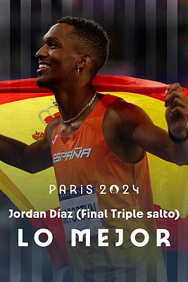 Juegos Olímpicos París 2024 - Atletismo final triple salto (M): Jordan Díaz toca el cielo de París y consigue el oro olímpico