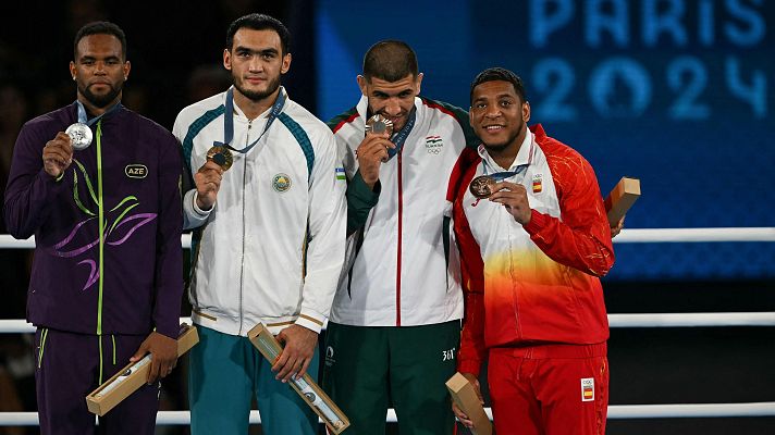 Boxeo JJOO París 2024 - Entrega Medallas 92kg (M)
