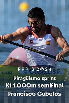Piragüismo JJOO París 2024 - Sprint: Semifinal 1. K1 1000m (M). Francisco Cubelos