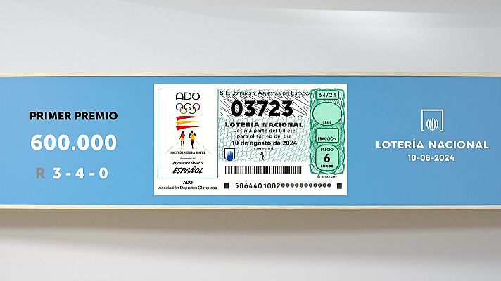 SELAE - Sorteo de la Lotería Nacional del 10/08/2024