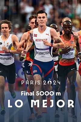 Atletismo JJOO París 2024 - Atletismo final 5.000m (M): Ingebrigtsen se suelta y gana su primer oro olímpico en los 5.000m