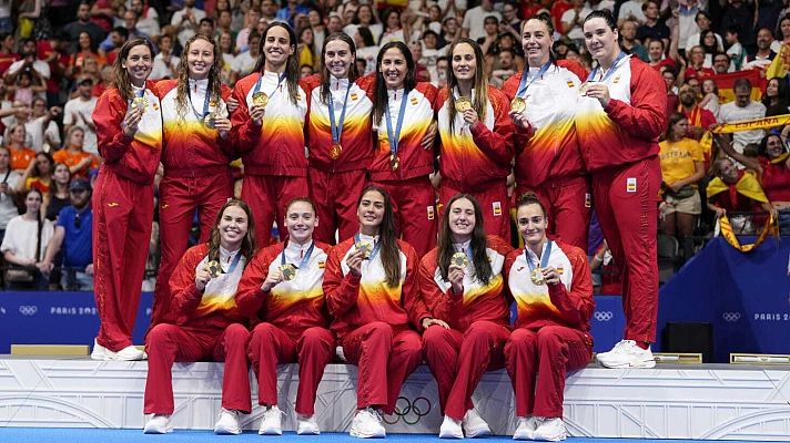 Waterpolo JJOO París 2024 - España es campeona olímpica y consigue su triple corona dorada en waterpolo femenino