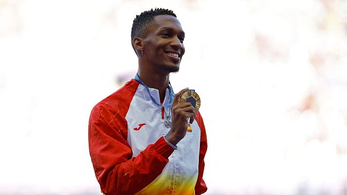 Juegos Olímpicos París 2024 - Entrega de medallas: Jordan Díaz ya tiene su oro olímpico en triple salto