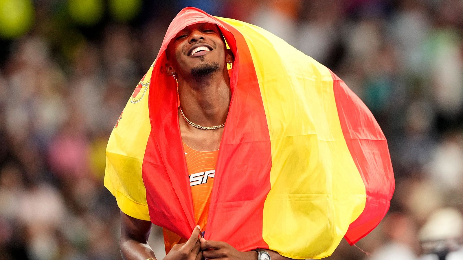 Jordan Díaz, a RTVE: "Mi equipo es mi pilar aquí, no estoy solo" - Atletismo JJOO París 2024 | Ver