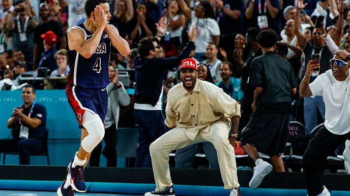 Baloncesto JJOO París 2024 - Baloncesto (M): Stephen Curry manda a dormir a Francia para dar el enésimo oro a Estados Unidos