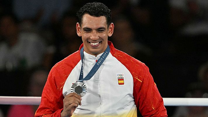 Boxeo JJOO París 2024 - Boxeo: Entrega Medallas 92kg