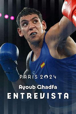 Boxeo JJOO París 2024 - Ayoub Ghadfa, a RTVE: "Este trozo de metal son muchos años de sacrificio"