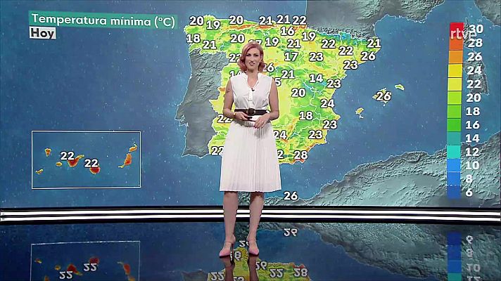 El tiempo - Ascenso notable y localmente extraordinario de las máximas en el Cantábrico