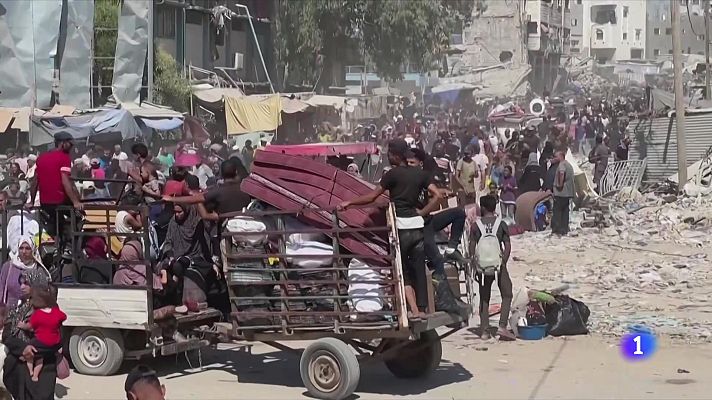 Telediario Fin de Semana - Israel ordena nuevas evacuaciones en Jan Yunis