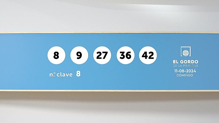 SELAE - Sorteo de la Lotería Gordo de la Primitiva del 11/08/2024