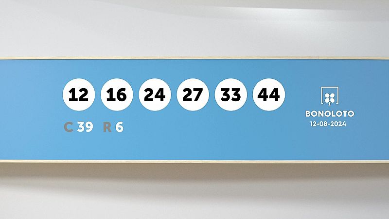 Sorteo de la Lotería Bonoloto del 12/08/2024 - Ver ahora