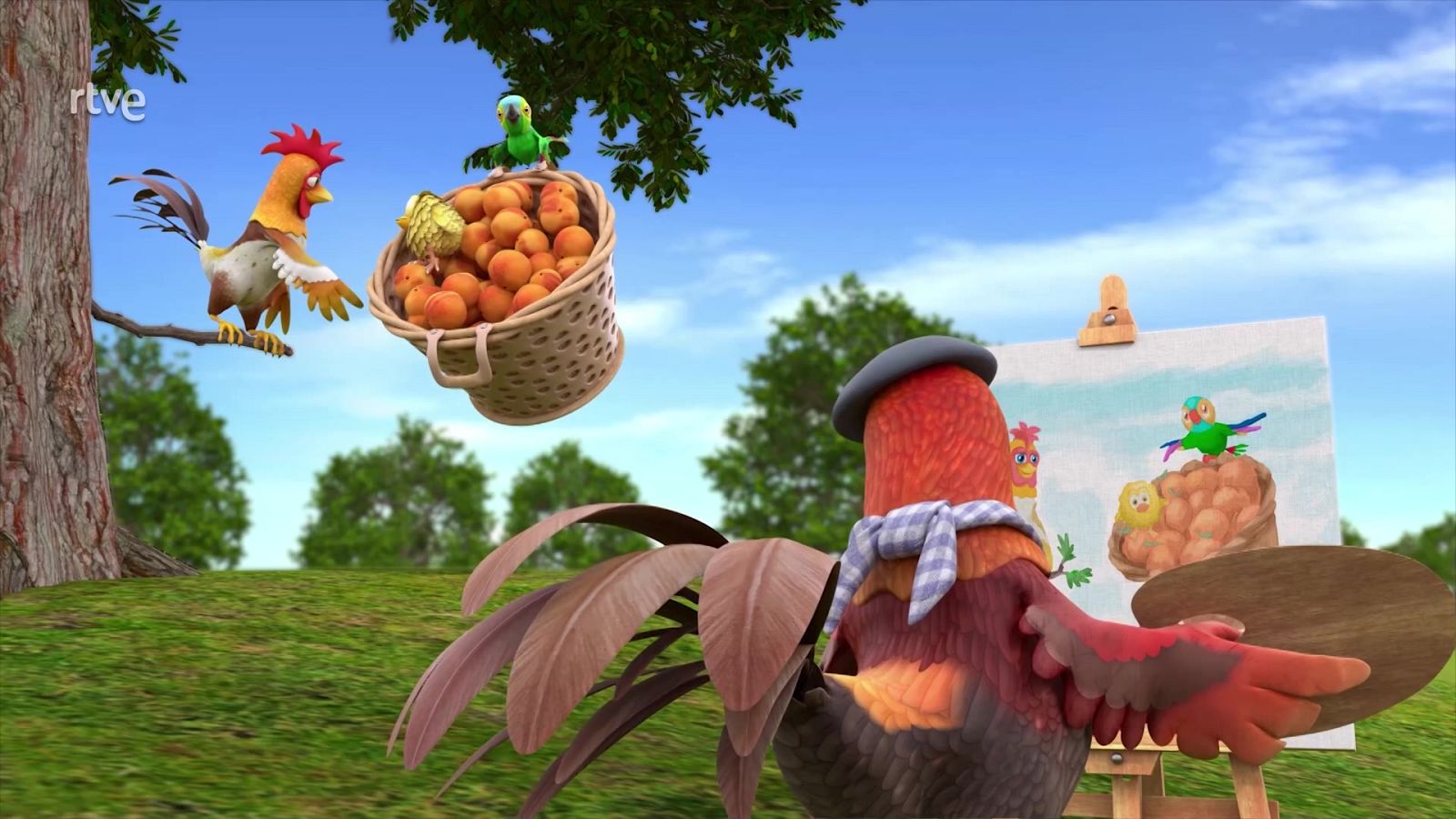 La granja de Zenon - El gallo Pinto pinta - El Reino Infantil | Ver