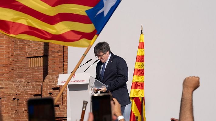 Telediario 1 - Interior responde al juez Llarena que los Mossos no requirieron apoyo para detener a Puigdemont