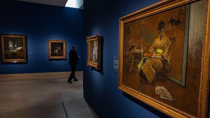 Telediario 2 - El Museo Thyssen muestra los secretos de la restauración de sus obras