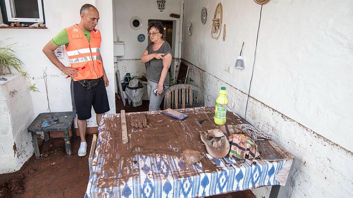 Telediario 1 - La DANA deja a su paso por Menorca un rastro de destrucción y lodo