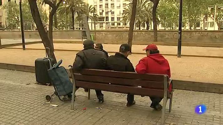 Telediario 1 - Radiografía de los sin techo