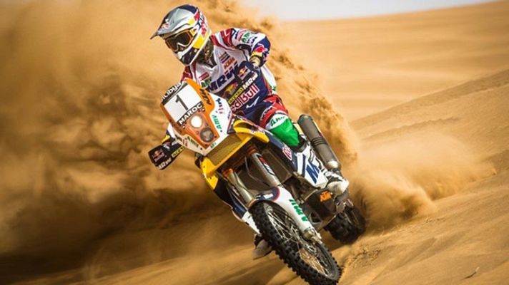 Telediario 1 - Marc Coma renuncia al Dakar por una luxación