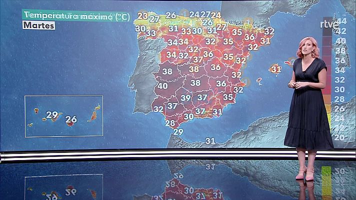El tiempo - Viento fuerte en el medio Ebro, Ampurdán, Menorca y Canarias