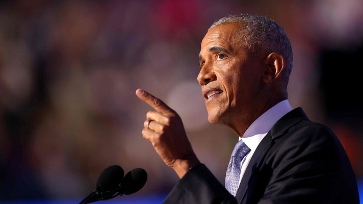 Telediario Matinal - Los Obama apoyan a Harris en la convención demócrata de Chicago