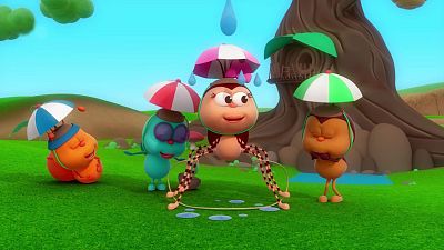 Los Bichikids - Lluvia, lluvia, vete ya - Clan RTVE.es - El Reino Infantil | Ver