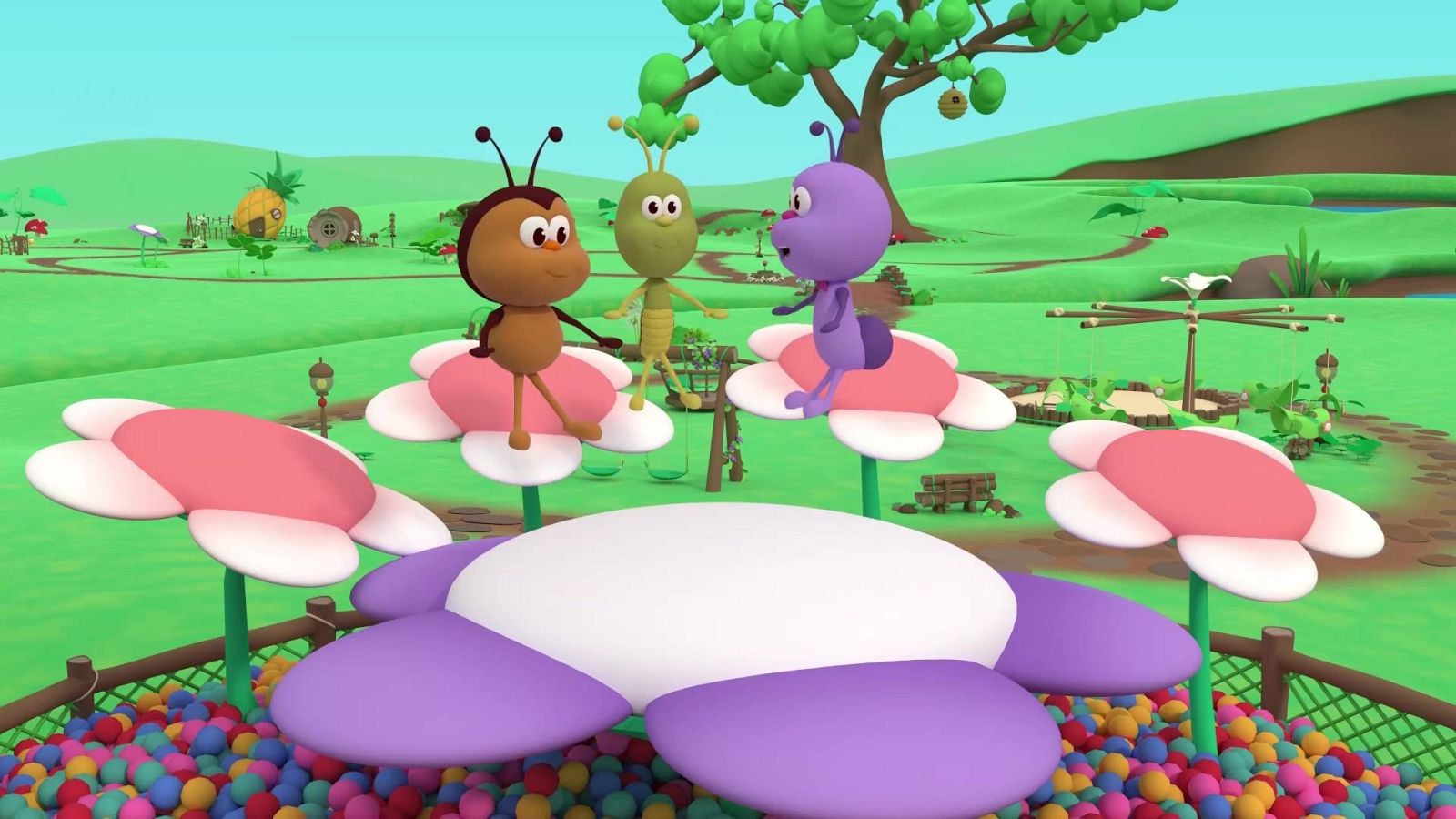 Los Bichikids - Ronda alrededor de las flores - El Reino Infantil | Ver