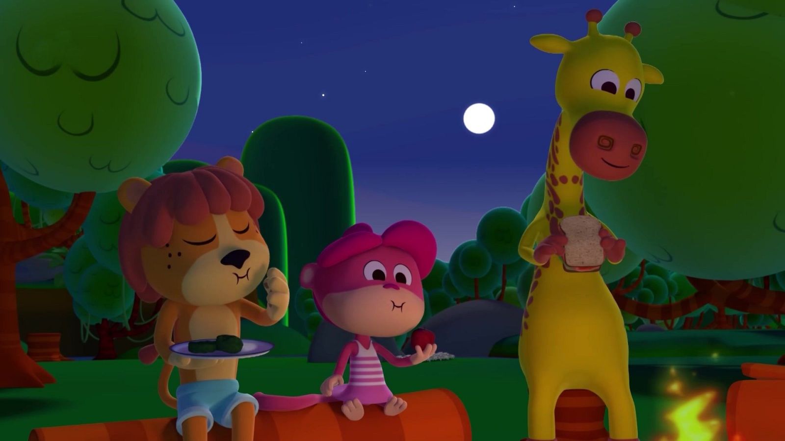 Canciones del zoo - Hoy hay campamento - El Reino Infantil | Ver