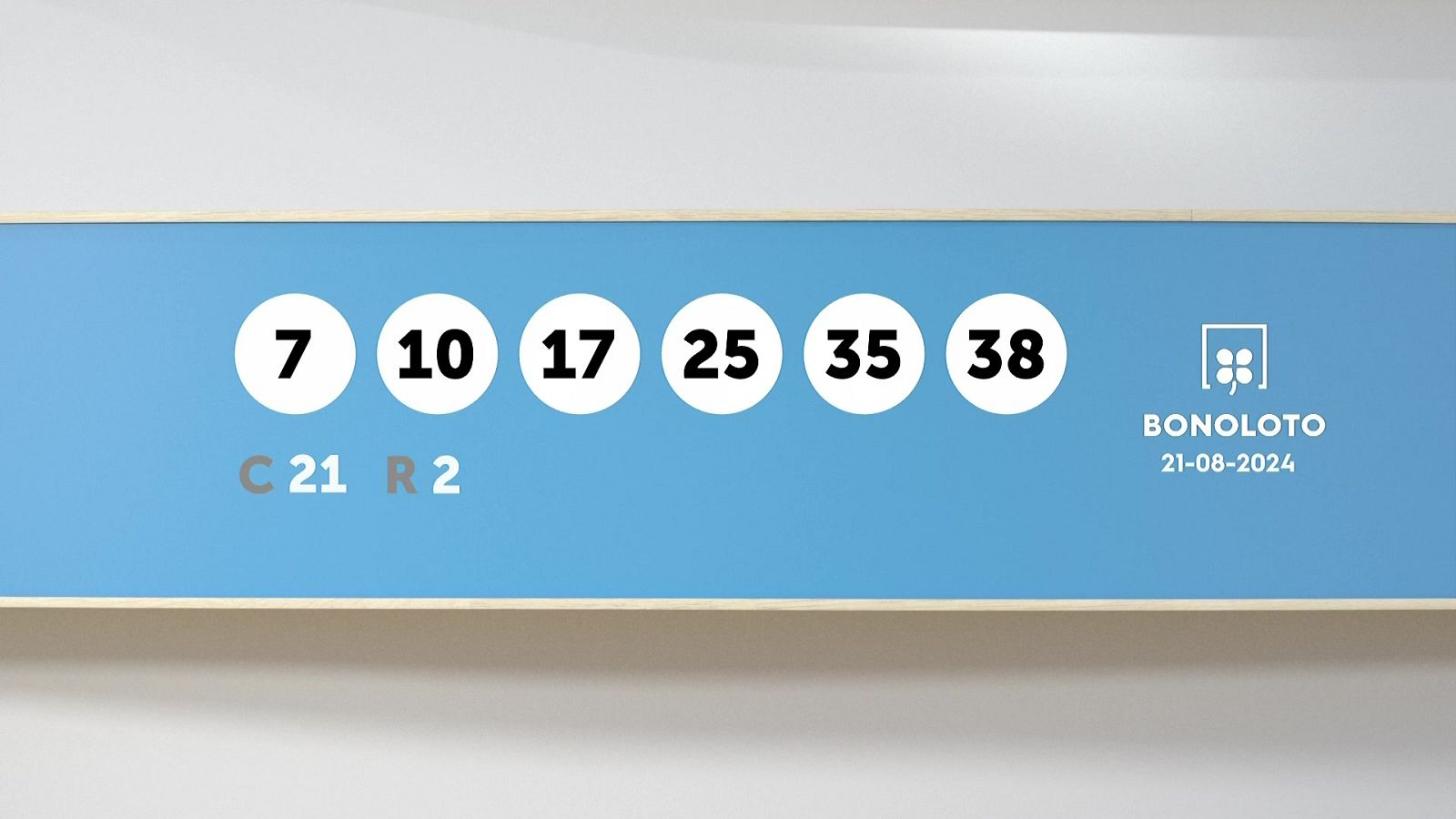 Sorteo de la Lotería Bonoloto del 21/08/2024 - Ver ahora